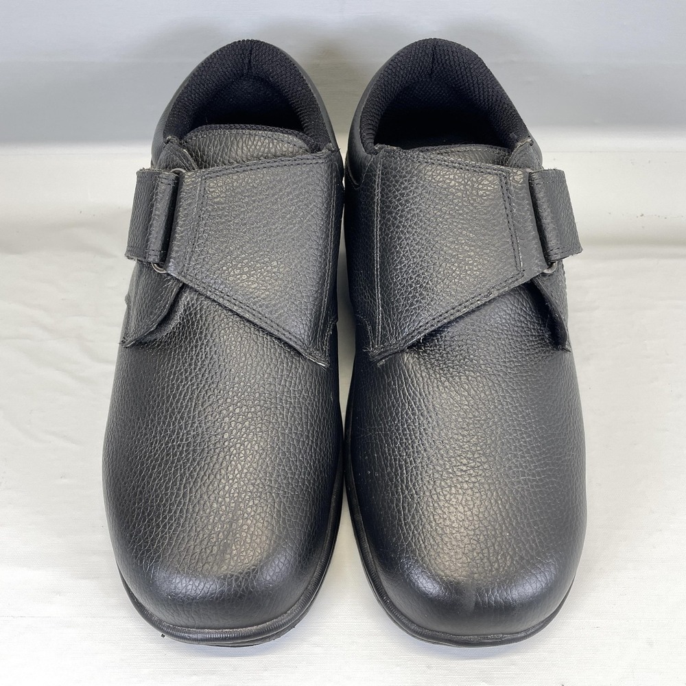 Orthofeet 510 Shoes Mens Size 12 XX-Wide Black Leather Orthopedic Comfort Casual - Picture 4 of 10